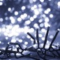 Stringa di Luce LED con 400 Luci LED Bianco Freddo 7,4 m in PVC Stringa di Luce LED con 400 Luci LED Bianco Freddo 7,4 m in PVC