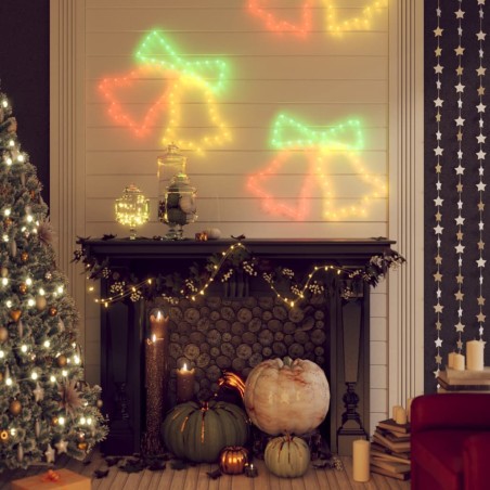 Figura Natalizia di Campane con 72 LED 50x56 cm