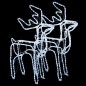 Figure Natalizie Renne 2 pz Bianco Freddo 76x42x87 cm Figure Natalizie Renne 2 pz Bianco Freddo 76x42x87 cm