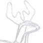 Figure Natalizie Renne 2 pz Bianco Freddo 76x42x87 cm Figure Natalizie Renne 2 pz Bianco Freddo 76x42x87 cm