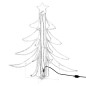 Figura Albero Natale Pieghevole LED 3pz Bianco Caldo 87x87x93cm Figura Albero Natale Pieghevole LED 3pz Bianco Caldo 87x87x93cm