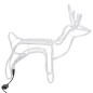 vidaXL Figure Natalizie Renne 3 pz Bianco Caldo 60x30x60 cm vidaXL Figure Natalizie Renne 3 pz Bianco Caldo 60x30x60 cm