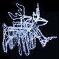 Set Figure Renne Natalizie 3 pz Bianco Freddo Set Figure Renne Natalizie 3 pz Bianco Freddo
