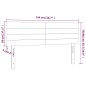 Testiere 2 pz Nere 72x5x78/88 cm in Velluto Testiere 2 pz Nere 72x5x78/88 cm in Velluto