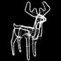 Figure Natale Renne Teste Mobili 3 pz Bianco Freddo 76x42x87 cm Figure Natale Renne Teste Mobili 3 pz Bianco Freddo 76x42x87 cm