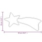 Figure Natalizie Stelle Comete 48 LED 2pz Bianco Caldo 65x28 cm Figure Natalizie Stelle Comete 48 LED 2pz Bianco Caldo 65x28 cm