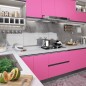 Pellicola Autoadesiva per Mobili Rosa Lucido 500x90 cm in PVC Pellicola Autoadesiva per Mobili Rosa Lucido 500x90 cm in PVC