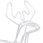 Figure Natalizie Renne Bianco Caldo 76x42x87 cm Figure Natalizie Renne Bianco Caldo 76x42x87 cm