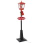 vidaXL Lampione di Natale con Babbo Natale 180 cm LED