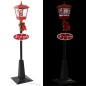 vidaXL Lampione di Natale con Babbo Natale 180 cm LED