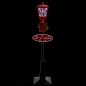 vidaXL Lampione di Natale con Babbo Natale 180 cm LED