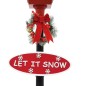 vidaXL Lampione di Natale con Babbo Natale 180 cm LED