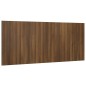 Testiera Letto Rovere Marrone 200x1,5x80 cm Legno Multistrato Testiera Letto Rovere Marrone 200x1,5x80 cm Legno Multistrato