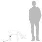 Figure Natalizie Renne 3 pz Bianco Caldo 73x31x45 cm Figure Natalizie Renne 3 pz Bianco Caldo 73x31x45 cm