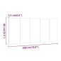 Testiera Letto Rovere Marrone 200x1,5x80 cm Legno Multistrato Testiera Letto Rovere Marrone 200x1,5x80 cm Legno Multistrato