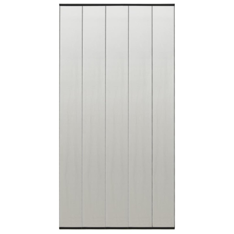 Zanzariera per Porta con 5 Sezioni a Rete Nera 120x240 cm Zanzariera per Porta con 5 Sezioni a Rete Nera 120x240 cm