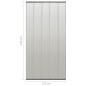 Zanzariera per Porta con 5 Sezioni a Rete Nera 120x240 cm Zanzariera per Porta con 5 Sezioni a Rete Nera 120x240 cm