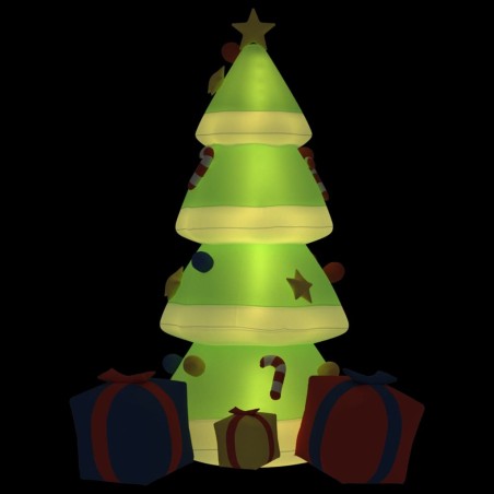 vidaXL Albero di Natale Gonfiabile con LED 240 cm