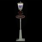 Lampione di Natale con Babbo Natale 180 cm LED Lampione di Natale con Babbo Natale 180 cm LED