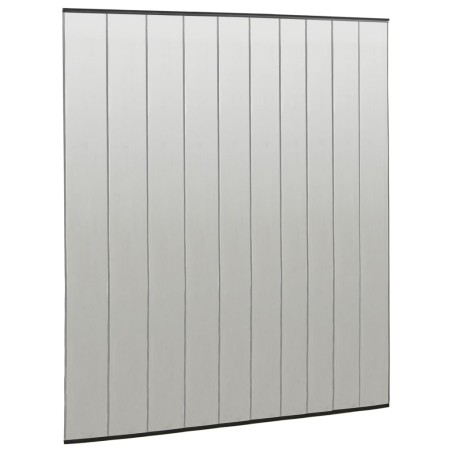 Zanzariera per Porta con 10 Sezioni a Rete Nera 240x240 cm