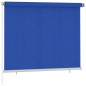 Tenda a Rullo per Esterni 180x140 cm Blu HDPE Tenda a Rullo per Esterni 180x140 cm Blu HDPE