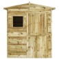 Casetta da Giardino 1,5x2 m in Legno di Pino Impregnato Casetta da Giardino 1,5x2 m in Legno di Pino Impregnato