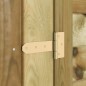 Casetta da Giardino 1,5x2 m in Legno di Pino Impregnato Casetta da Giardino 1,5x2 m in Legno di Pino Impregnato