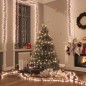 Stringa di Luci LED con 400 Luci LED Bianco Caldo 7,4 m in PVC Stringa di Luci LED con 400 Luci LED Bianco Caldo 7,4 m in PVC