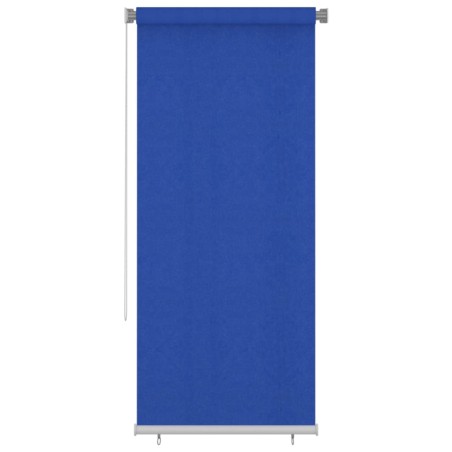Tenda a Rullo per Esterni 100x230 cm Blu HDPE