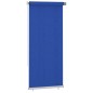 Tenda a Rullo per Esterni 100x230 cm Blu HDPE