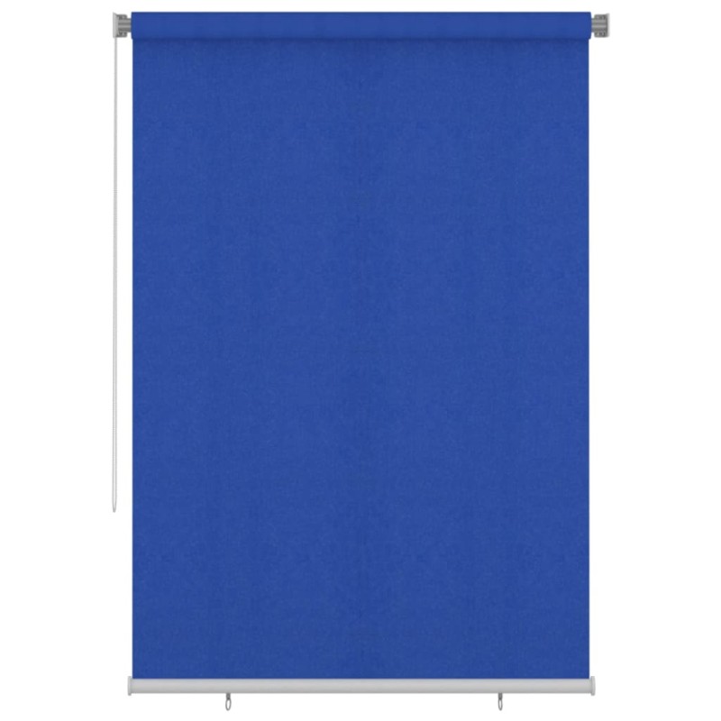 Tenda a Rullo per Esterni 160x230 cm Blu HDPE Tenda a Rullo per Esterni 160x230 cm Blu HDPE