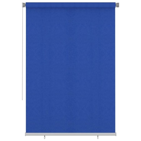 Tenda a Rullo per Esterni 160x230 cm Blu HDPE