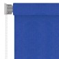 Tenda a Rullo per Esterni 120x140 cm Blu HDPE Tenda a Rullo per Esterni 120x140 cm Blu HDPE
