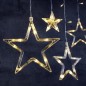 HI Tenda di Luce con Stelle Fairy con 63 LED HI Tenda di Luce con Stelle Fairy con 63 LED