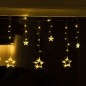 HI Tenda di Luce con Stelle Fairy con 63 LED HI Tenda di Luce con Stelle Fairy con 63 LED