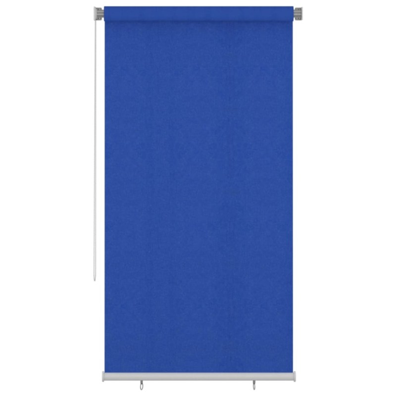 Tenda a Rullo per Esterni 120x230 cm Blu HDPE Tenda a Rullo per Esterni 120x230 cm Blu HDPE