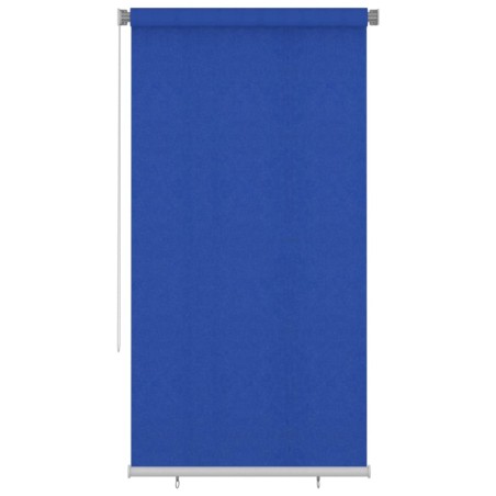 Tenda a Rullo per Esterni 120x230 cm Blu HDPE