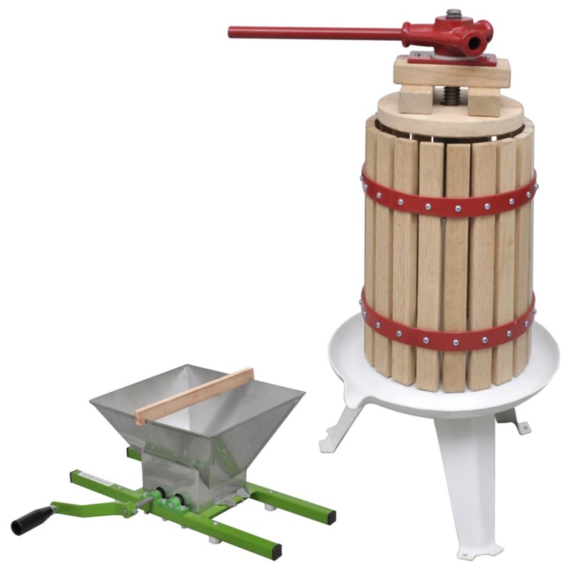 Set Frantoio e Pressa per Frutta e Vino 2 pz Set Frantoio e Pressa per Frutta e Vino 2 pz