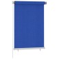 Tenda a Rullo per Esterni 100x140 cm Blu HDPE