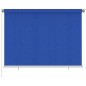 Tenda a Rullo per Esterni 200x140 cm Blu HDPE Tenda a Rullo per Esterni 200x140 cm Blu HDPE