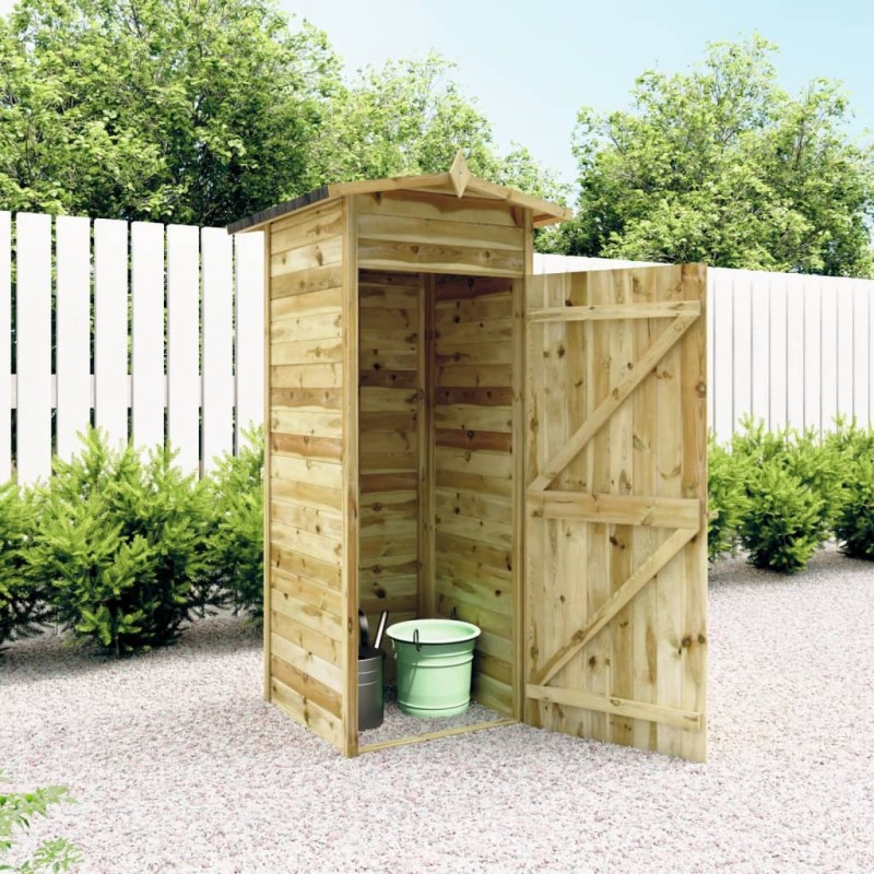 Capanno per Legna da Ardere in Pino Impregnato 100x100x210 cm