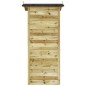 Capanno per Legna da Ardere in Pino Impregnato 100x100x210 cm