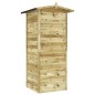Capanno per Legna da Ardere in Pino Impregnato 100x100x210 cm