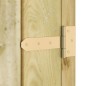 Capanno per Legna da Ardere in Pino Impregnato 100x100x210 cm