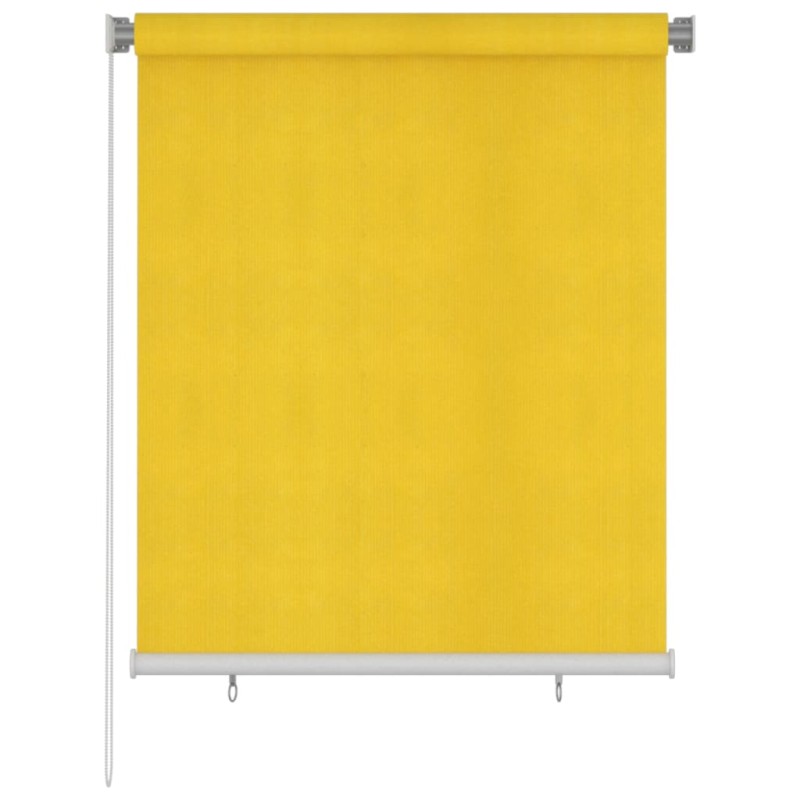 Tenda a Rullo per Esterni 120x140 cm Gialla HDPE