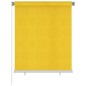 Tenda a Rullo per Esterni 120x140 cm Gialla HDPE