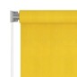 Tenda a Rullo per Esterni 120x140 cm Gialla HDPE