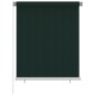 Tenda a Rullo per Esterni 120x140 cm Verde Scuro HDPE Tenda a Rullo per Esterni 120x140 cm Verde Scuro HDPE