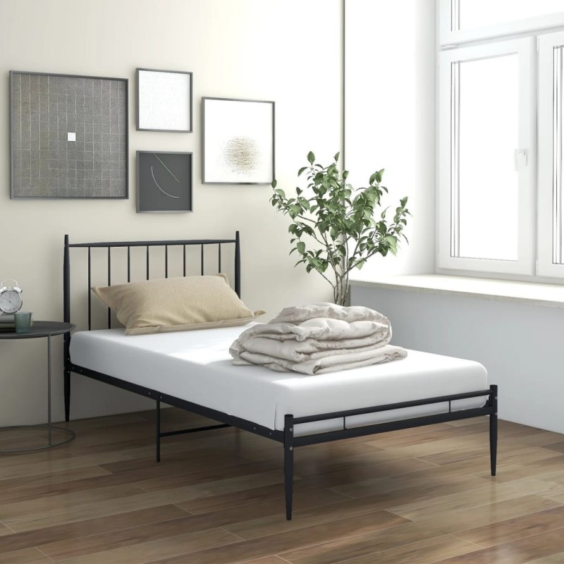 Giroletto Nero in Metallo 90x200 cm Giroletto Nero in Metallo 90x200 cm
