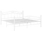vidaXL Giroletto Bianco in Metallo 200x200 cm vidaXL Giroletto Bianco in Metallo 200x200 cm